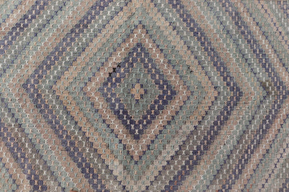 Vintage Turkish Hand Woven Kilim Rug in Wool with Diamond Design. Vintage Turkish Hand Woven Kilim Rug in Wool with Diamond Design. Vintage Kilim rug with all - over sub - geometric diamond design, Keivan Woven Arts; rug TU - NED - 50001, country of o... - Keivan Woven ArtsTU - NED - 50001 - 22375Rug