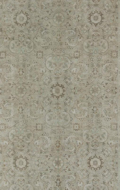 Vintage Earth Tone Oushak Rug in Sand Color Background With All - Over Design. Keivan Woven Arts, Vintage Earth Tone Oushak Rug in Taupe background with All - Over Design, Tu - Vey - 4610, kwarugs. This Turkish Oushak rug features a sand - colored field and... - Keivan Woven ArtsTU - VEY - 4610 - 8098Rug