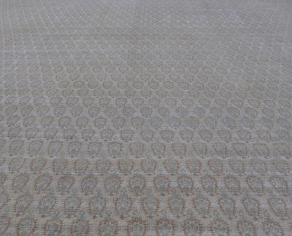 Antique Persian Tabriz Rug with All - Over Small Tribal Design in Muted Tones. Keivan Woven Arts / rug V21 - 0205, country of origin / type: Persian / Tabriz, circa Early - 20th Century. Measures: 11'0 x 13'0 This Tabriz rug features a relatively i... - Keivan Woven ArtsV21 - 0205 - 15536
