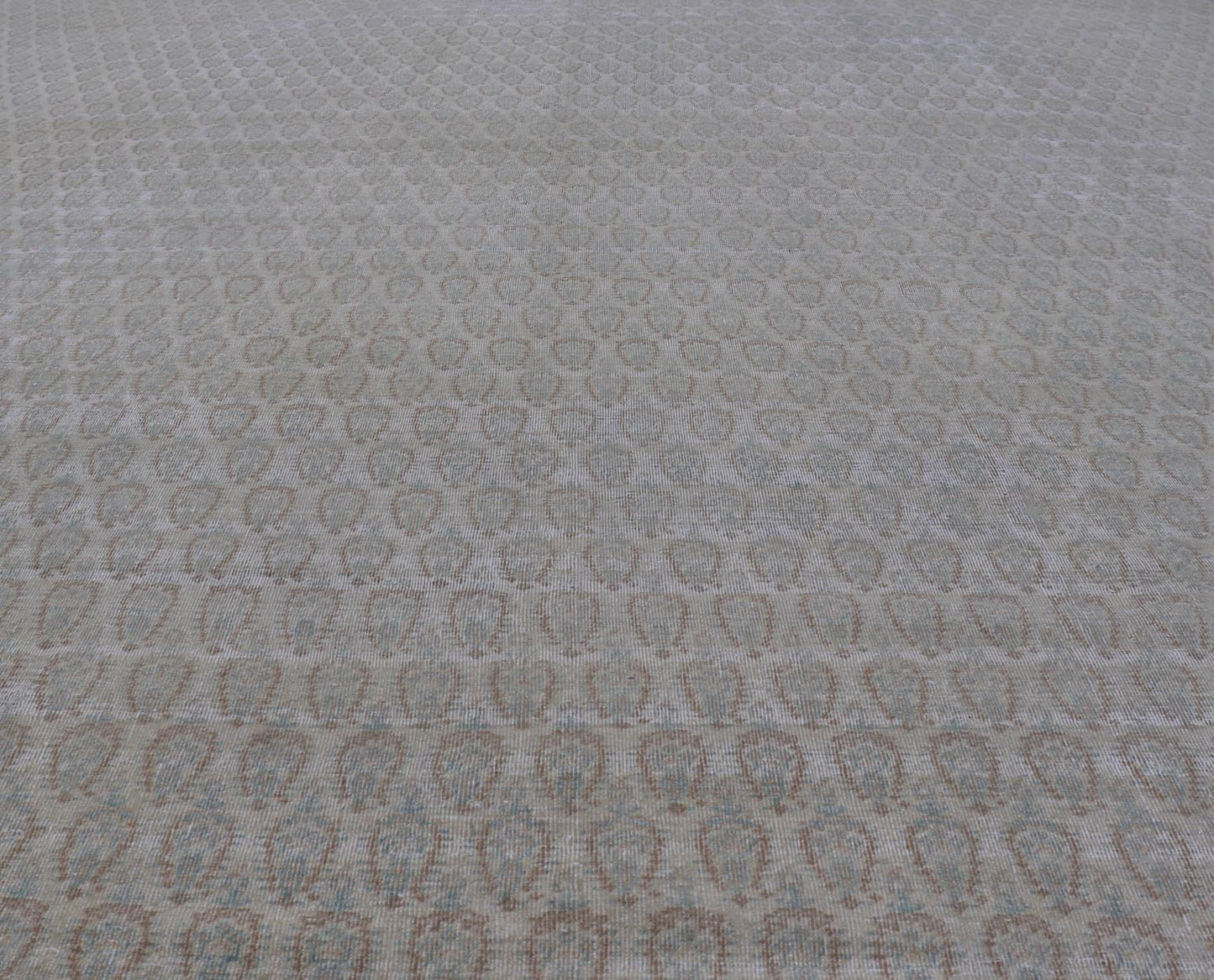 Antique Persian Tabriz Rug with All - Over Small Tribal Design in Muted Tones. Keivan Woven Arts / rug V21 - 0205, country of origin / type: Persian / Tabriz, circa Early - 20th Century. Measures: 11'0 x 13'0 This Tabriz rug features a relatively i... - Keivan Woven ArtsV21 - 0205 - 15536Rug