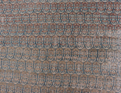 Large Antique Malayer Persian Gallery with All Over Paisley Design With Lt. Blue. Keivan Woven Arts; rug V21 - 0309 - 152 Country of origin: Iran Style: Malayer Key Words: Malayer Antique Rug, Vintage Persian Rug, Persian Antique Rug, Authentic Malayer ... - Keivan Woven ArtsV21 - 0309 - 152 - 15270