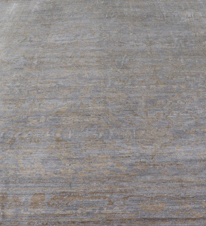 Modern Hand - Knotted silk Tibetan Rug by Keivan Woven Arts Modern Hand - Knotted Silk Tibetan Rug by Keivan Woven Arts. This modern hand - knotted Tibetan rug features an all - over floral design set upon grey background with details in taupe. The ent... - Keivan Woven ArtsV21 - 0803 - 16973