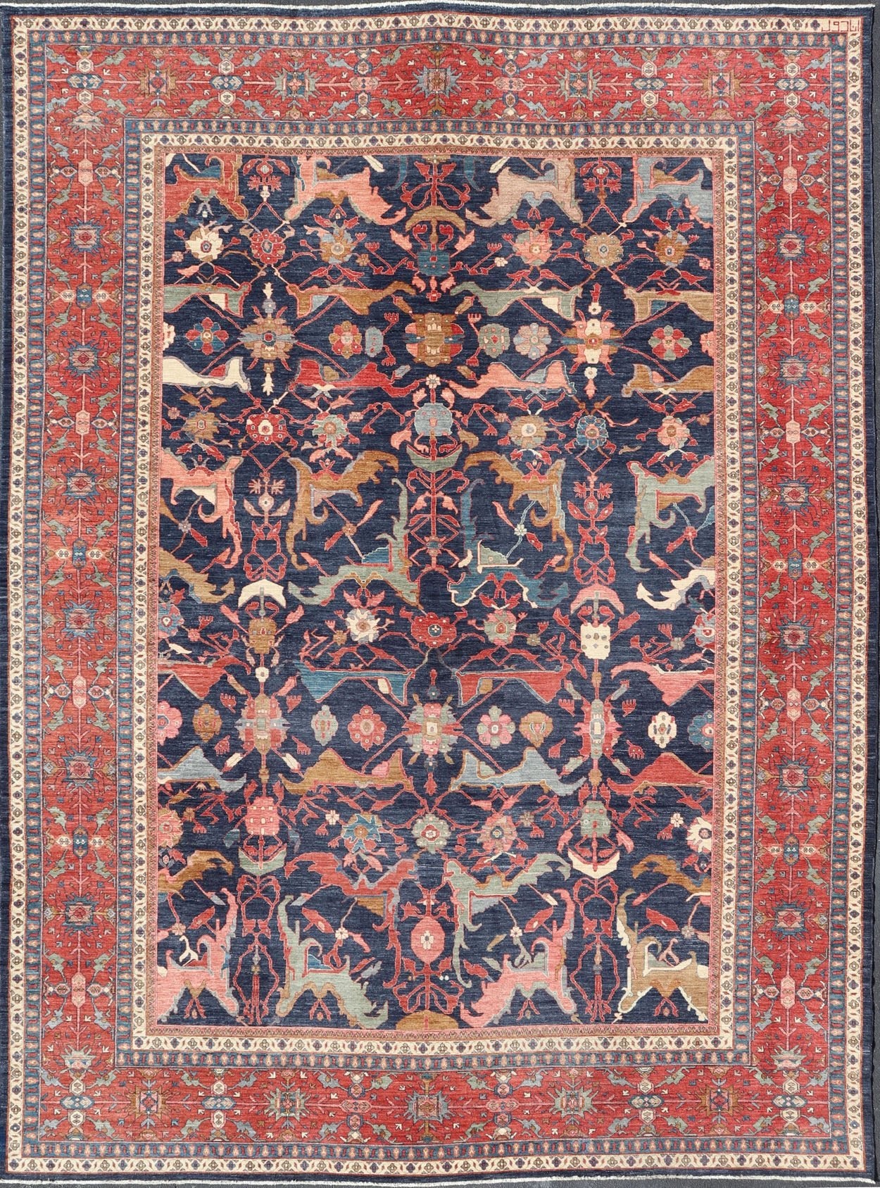 Vintage Persian Bidjar - Keivan Woven ArtsV21 - 1102 - 18072Rug