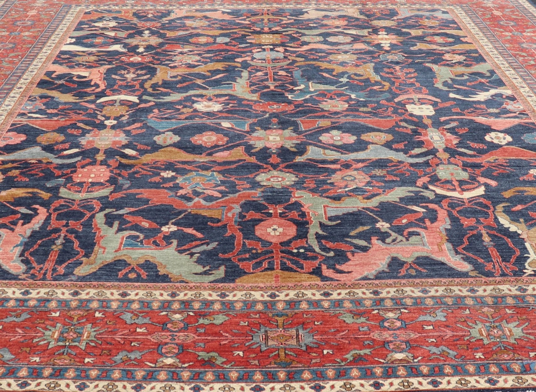 Vintage Persian Bidjar - Keivan Woven ArtsV21 - 1102 - 18072Rug