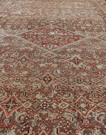 Antique Persian Fine Farahan Rug with Medallion in Brown, Red and Lt Blue. Keivan Woven Arts / rug V21 - 1214, country of origin / type: Iran / Farahan, circa 1910 Measures: 4'2 x 6'9 This outstanding antique Fine Farahan carpet is primari... - Keivan Woven ArtsV21 - 1214 - 18499