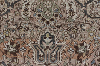 Square Antique Persian Bakhtiari Rug with Large Ornate Central Medallion Design. Keivan Woven Arts / Rug/W22 - 0206, antique Bakhtiari Mid - 20th Century Origin / Iran , Square rug, squared rug. Measures: 12'4 x 12'6 This multicolored Persia... - Keivan Woven ArtsW22 - 0206 - 19280Rug