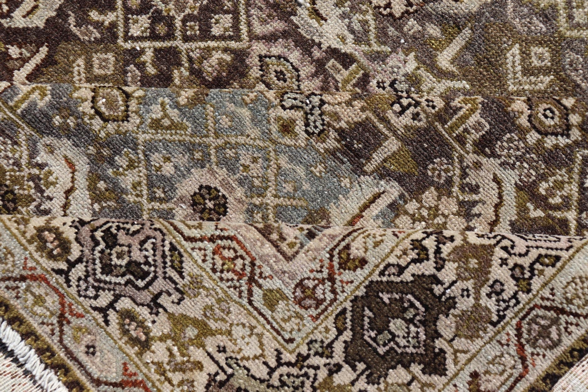 Gallery Persian Malayer All - Over Geometric Design Keivan Woven Arts. rug W22 - 1001, Keivan Woven Arts / country of origin / type: Iran / Malayer, circa 1910. Measures: 5'3 x 11'3 This antique Malayer carpet from 1920s Persia features dynamic ... - Keivan Woven ArtsW22 - 1001 - 18667
