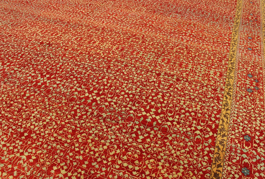 Vintage Mamluk Rug with All - Over Ottoman Design Large Vintage Mamluk Rug, rug WL - 266930, country of origin / type: Turkey / Mamluk, circa Late - 20th Century. Measures: 8'11 x 11'9. Finely Handwoven in Turkey, this marvelous Mamluk ... - Keivan Woven ArtsWL - 266930 - 1963
