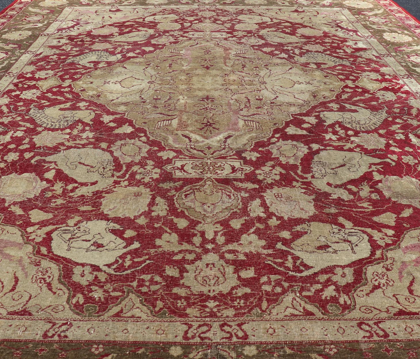 Very fine Mogul carpet from 18th century made in Agra area in India - Keivan Woven ArtsX23 - 0304 - 23541Rug