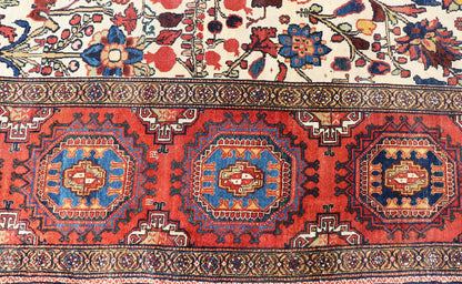 Very Fine weave Bakhtiari perhaps commissioned rug with more Faraghan weave - Keivan Woven ArtsX23 - 0305 - 278 - 23536