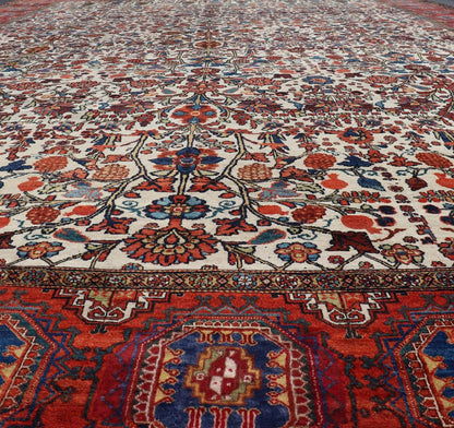 Very Fine weave Bakhtiari perhaps commissioned rug with more Faraghan weave - Keivan Woven ArtsX23 - 0305 - 278 - 23536