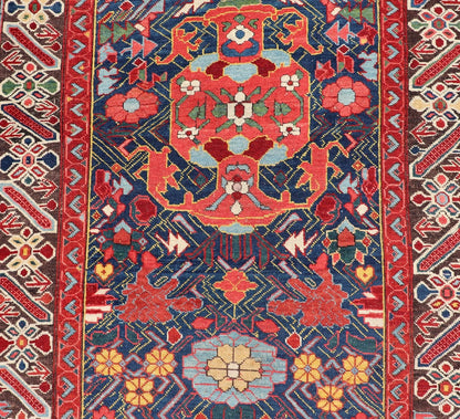 Antique Caucasian Kuba Runner with Intricate and Complex Design.Keivan Woven Arts, rug X23 - 0308 - 139, country of origin / type: Caucasus / Kuba, circa 1850 Measures: 3'7 x 11'3 Antique Caucasian Kuba Rug with Intricate and Complex Design.This beau... - Keivan Woven ArtsX23 - 0308 - 139 - 23553