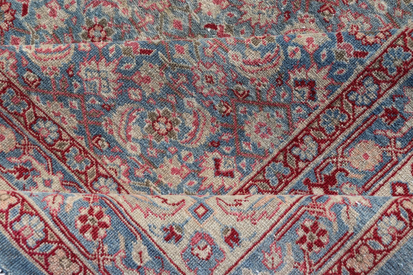 Keivan Woven Arts Antique Persian Tabriz Rug All - Over Floral Design. Keivan Woven Arts / rug X23 - 0606, country of origin / type: Iran / Tabriz, circa 1910s. Measures: 10'10 x 13 This Tabriz rug features a relatively intricate and detailed border... - Keivan Woven ArtsX23 - 0606 - 24498Rug