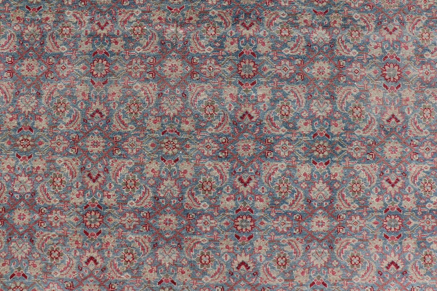 Keivan Woven Arts Antique Persian Tabriz Rug All - Over Floral Design. Keivan Woven Arts / rug X23 - 0606, country of origin / type: Iran / Tabriz, circa 1910s. Measures: 10'10 x 13 This Tabriz rug features a relatively intricate and detailed border... - Keivan Woven ArtsX23 - 0606 - 24498Rug