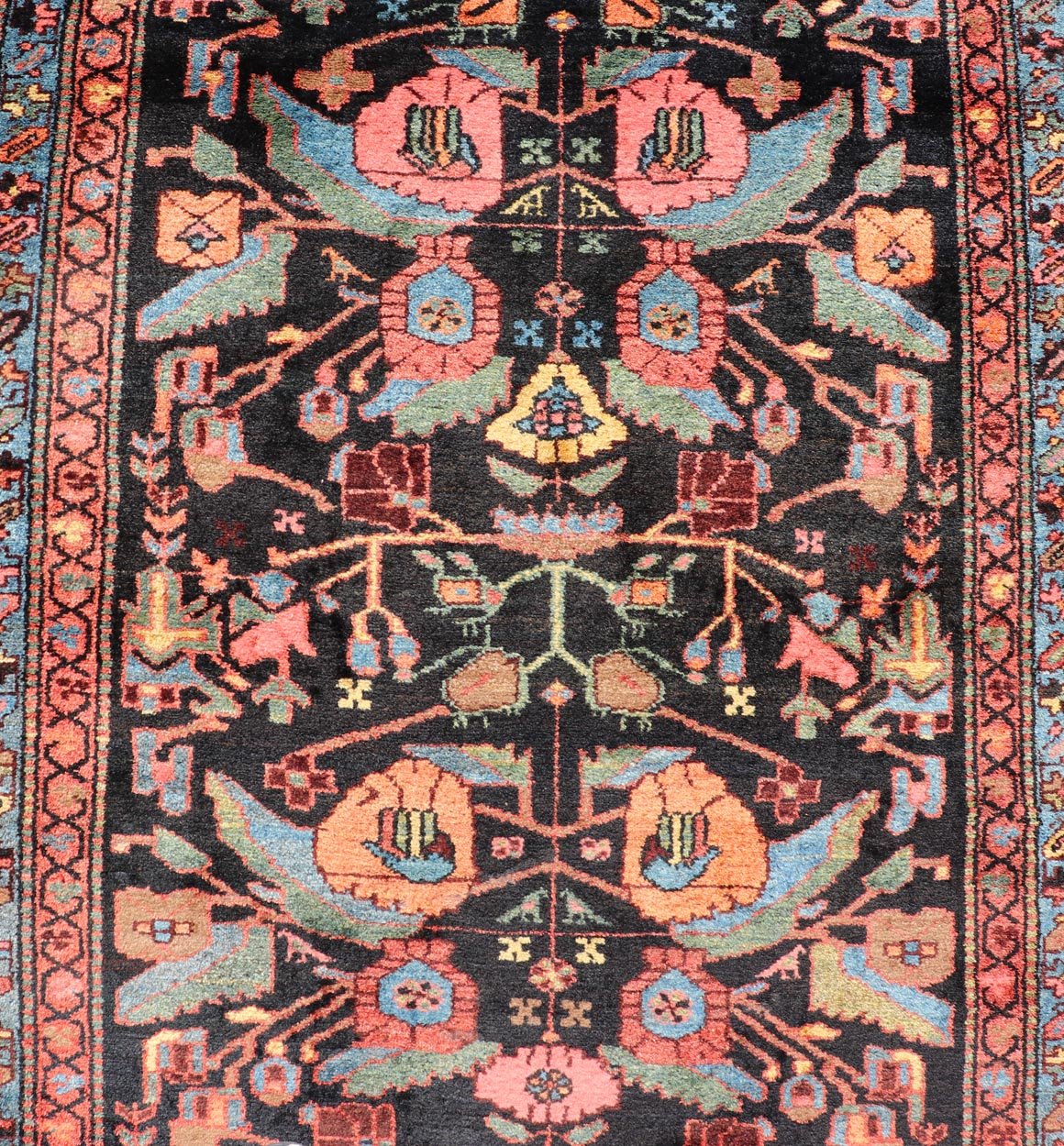 Antique Persain Nahavand Gallery Runner with All - Over Sub - Geometric Design. Keivan Woven Arts / rug X23 - 0817 - 339, country of origin / type: Persian / Nahavand, circa Early - 20th Century. Measures: 4'2 x 12'8 This absolutely stunning Antique Nahav... - Keivan Woven ArtsX23 - 0817 - 339 - 24868