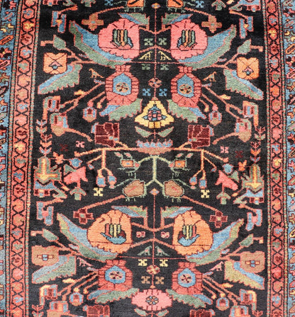 Antique Persain Nahavand Gallery Runner with All - Over Sub - Geometric Design. Keivan Woven Arts / rug X23 - 0817 - 339, country of origin / type: Persian / Nahavand, circa Early - 20th Century. Measures: 4'2 x 12'8 This absolutely stunning Antique Nahav... - Keivan Woven ArtsX23 - 0817 - 339 - 24868