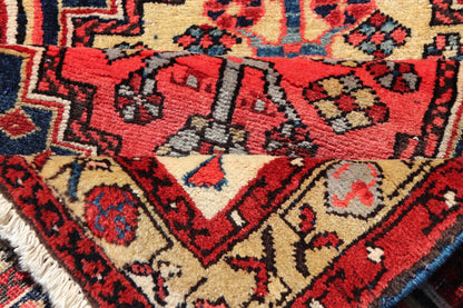 Long Antique Persian Heriz Runner with All - Over Sub - Geometric Medallion Design. Keivan Woven Arts / rug X23 - 0818 - 398, country of origin / type: Persian / Heriz, circa Early - 20th Century. Measures: 2'8 x 14'8 This Antique Persian Heriz runner fea... - Keivan Woven ArtsX23 - 0818 - 398 - 24874Rug