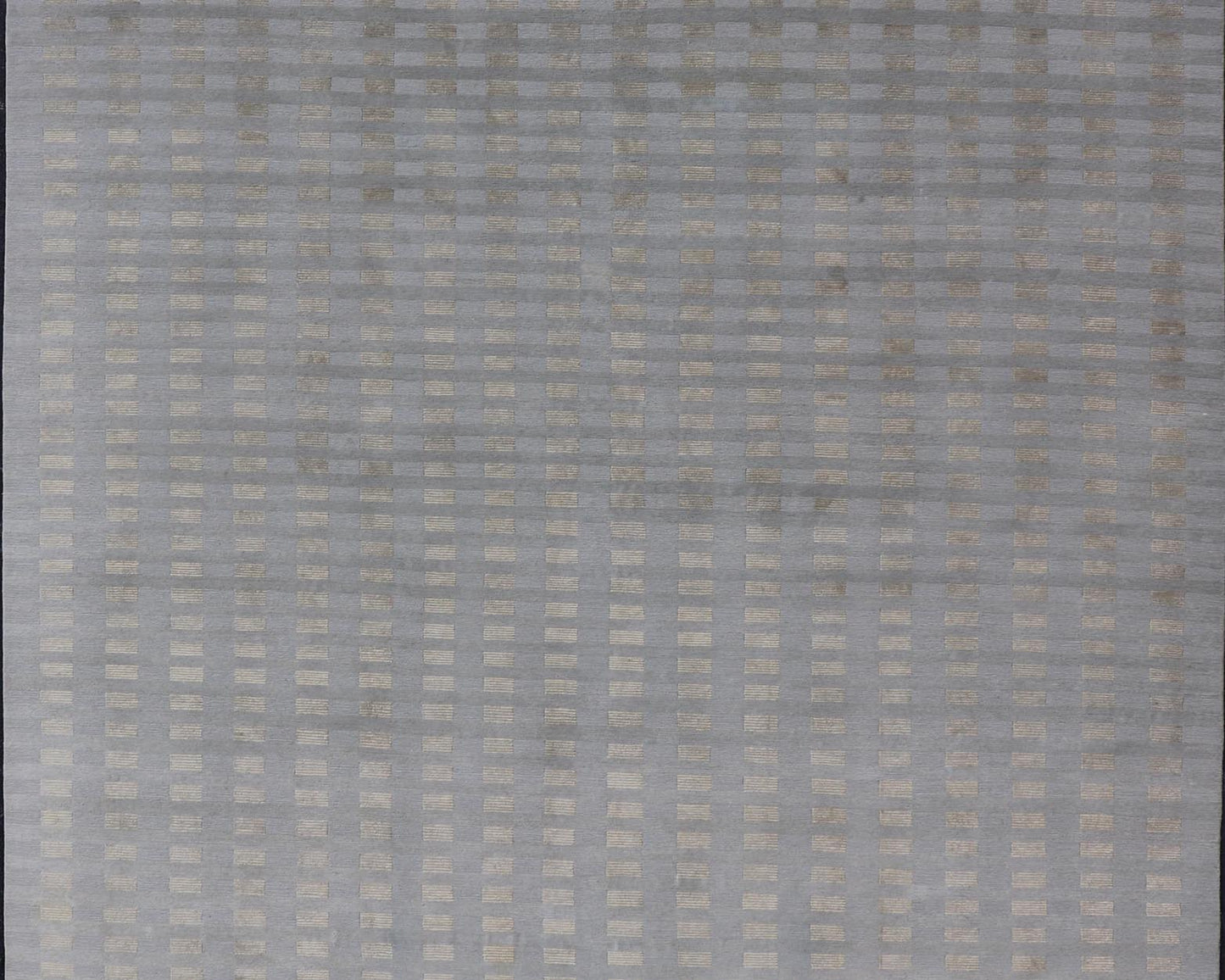 Large Wool and Silk Modern Tibetan Rug in Neutrals and Earth Tones Of Tan, Taupe. Keivan Woven Arts / rug X23 - 1001, country of origin / type: Nepal / Modern, Early 21st Century. Measures: 10'0 x 15'0 This rug from Nepal is made of silk and wool... - Keivan Woven ArtsX23 - 1001 - 24892Rugs