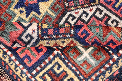 Antique Caucasian Kazak Rug with All - Over Tribal Design Keivan Woven Arts. Keivan Woven Arts / rug X23 - 1206 - 204, country of origin / type: Caucasus / Kazak, circa 1900. Measures: 3'8 x 5'3 This late 19th - century treasure is rendered in red ... - Keivan Woven ArtsX23 - 1206 - 204 - 25639Rugs