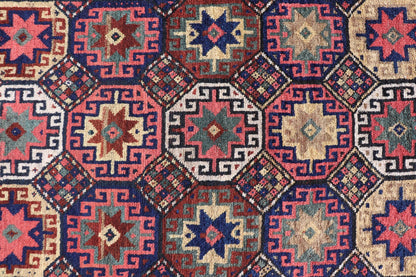 Antique Caucasian Kazak Rug with All - Over Tribal Design Keivan Woven Arts. Keivan Woven Arts / rug X23 - 1206 - 204, country of origin / type: Caucasus / Kazak, circa 1900. Measures: 3'8 x 5'3 This late 19th - century treasure is rendered in red ... - Keivan Woven ArtsX23 - 1206 - 204 - 25639Rugs