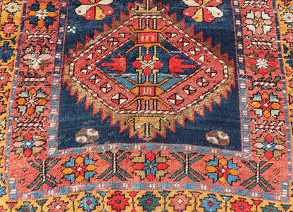N.W. Persian Rug with Geometric Medallion with Florals Keivan Woven Arts. Keivan Woven Arts / X23 - 1210 - 344, country of origin / type: Iran / N.W. Persian, circa 1900. Measures: 2'10 x 4'6 The elegant medallion design in the field consists of... - Keivan Woven ArtsX23 - 1210 - 344 - 25653Rug