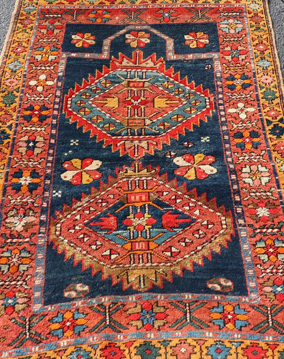 N.W. Persian Rug with Geometric Medallion with Florals Keivan Woven Arts. Keivan Woven Arts / X23 - 1210 - 344, country of origin / type: Iran / N.W. Persian, circa 1900. Measures: 2'10 x 4'6 The elegant medallion design in the field consists of... - Keivan Woven ArtsX23 - 1210 - 344 - 25653Rug