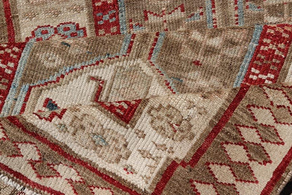Persian Hand Knotted Antique Serab Runner in Tribal Design With Medallions. Antique Persian Tribal Serab runner, Keivan Woven Arts / rug/ ZIR - 59 - KV - 05, origin/iran 1900 Measures: 3'0 x 8'10 This antique Serab carpet from 1900s Persia features a ... - Keivan Woven ArtsZIR - 59 - KV - 05 - 15018