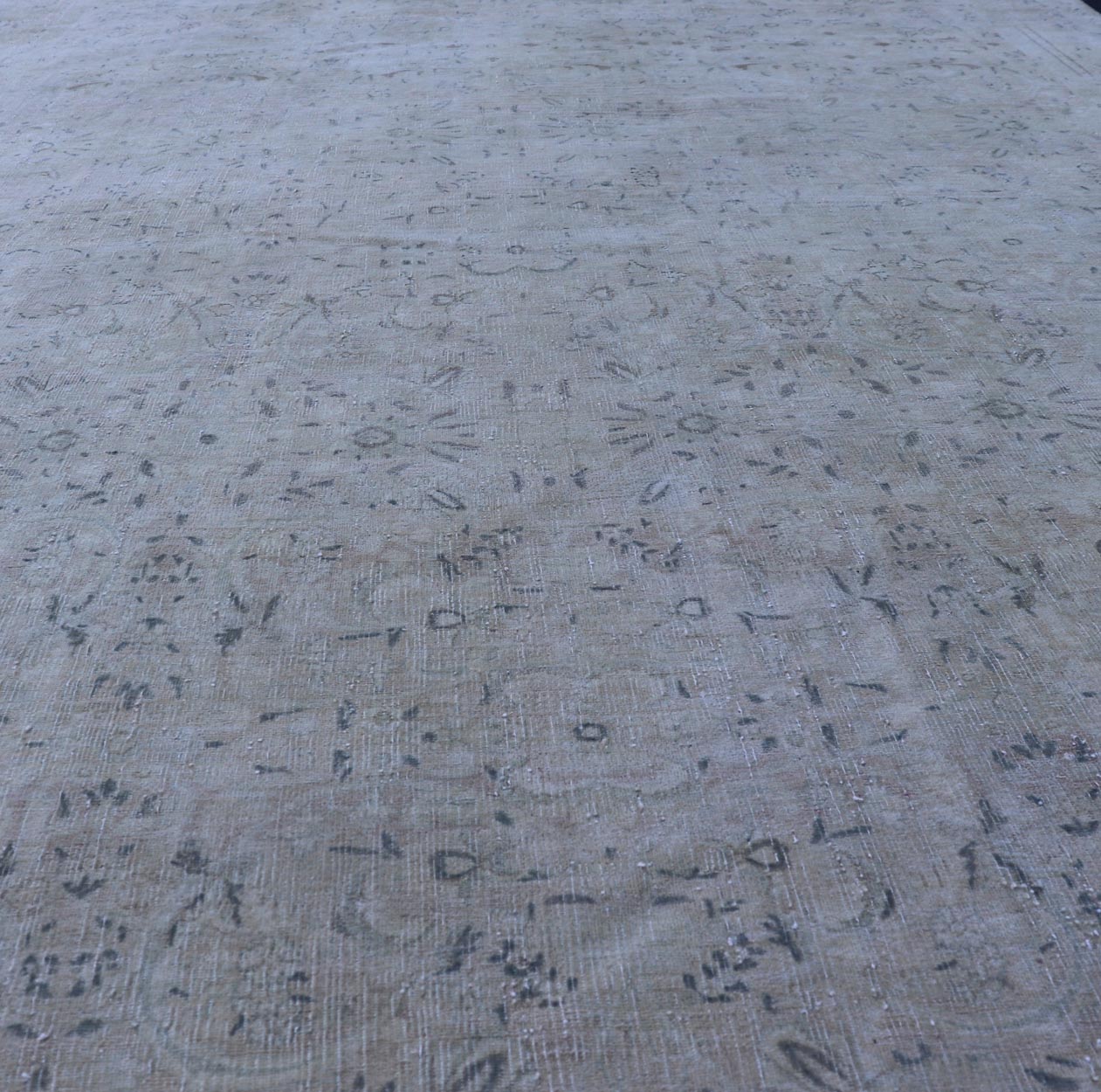 Geometric All - Over Floral Design Antique Persian Khorassan Rug Gray,light blue, cream and brown geometric Antique Hand Knotted Persian Khorassan rug, Keivan Woven Arts / rug ZIR - 69 - KV - 20, country of origin / type: Iran / Khorassan, circa 1920 ... - Keivan Woven ArtsZIR - 69 - KV - 20 - 15072Rug